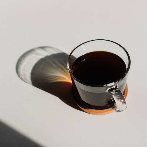 coffee clear glass mug filled with brown liquid cincinnati